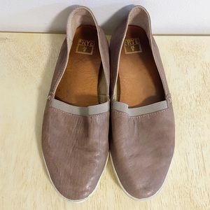 Frye Melanie Slip-On Flat Sneaker Cross Stitch